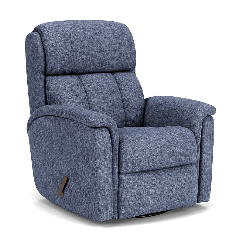 Luna Transitional Fabric Swivel Gliding Recliner | Flexsteel