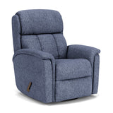 Luna Transitional Fabric Swivel Gliding Recliner | Flexsteel