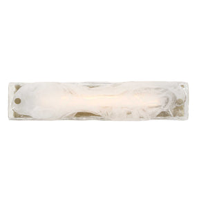 Taffy 1 Light LED Swirl Glass Sconce - White by Uttermost - View 1