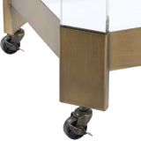 Giselle Bar Cart - Bronze by Uttermost - View 6