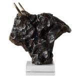 Bison Bust Bronze Sculpture by Uttermost - View 5