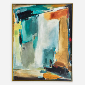 Painters High Revisited Framed Abstract Art - Gold by Uttermost - View 1