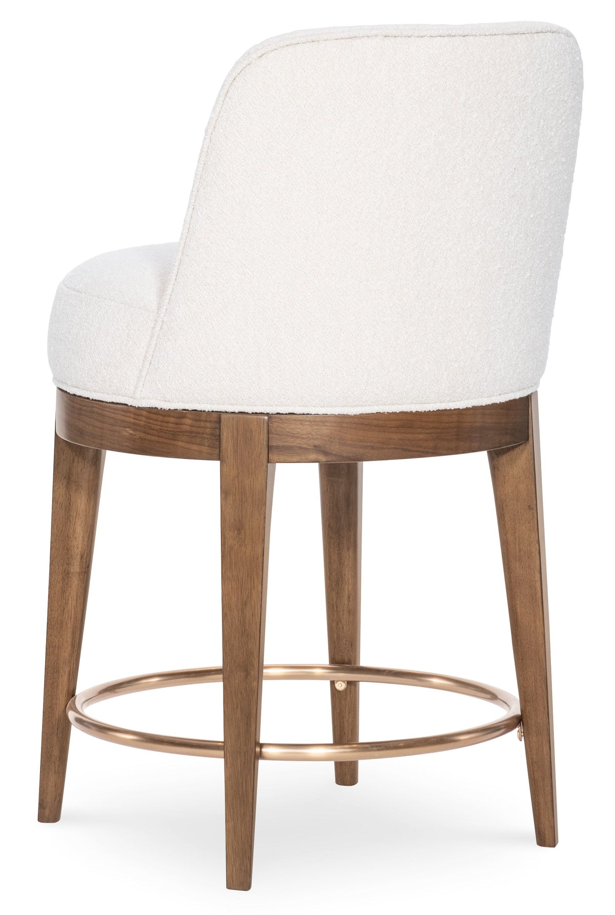 Eleana Counter Stool - Beige / Dark Brown by Hooker Furniture - View 2