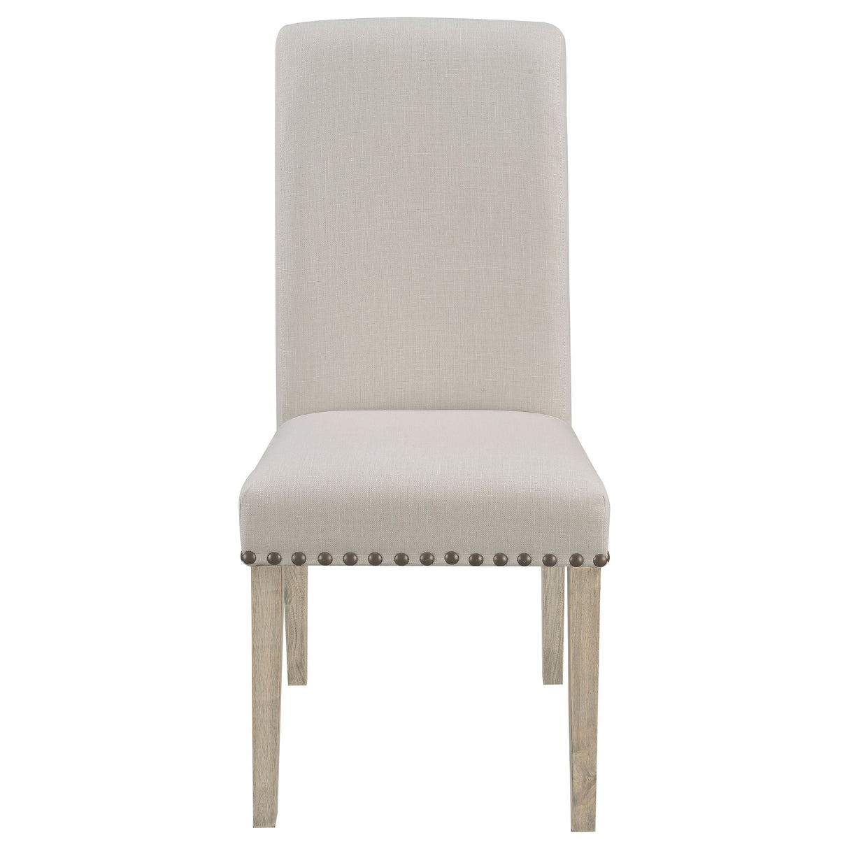 Salem Fabric Upholstered Dining Side Chair Beige (Set of 2) - Home Elegance USA