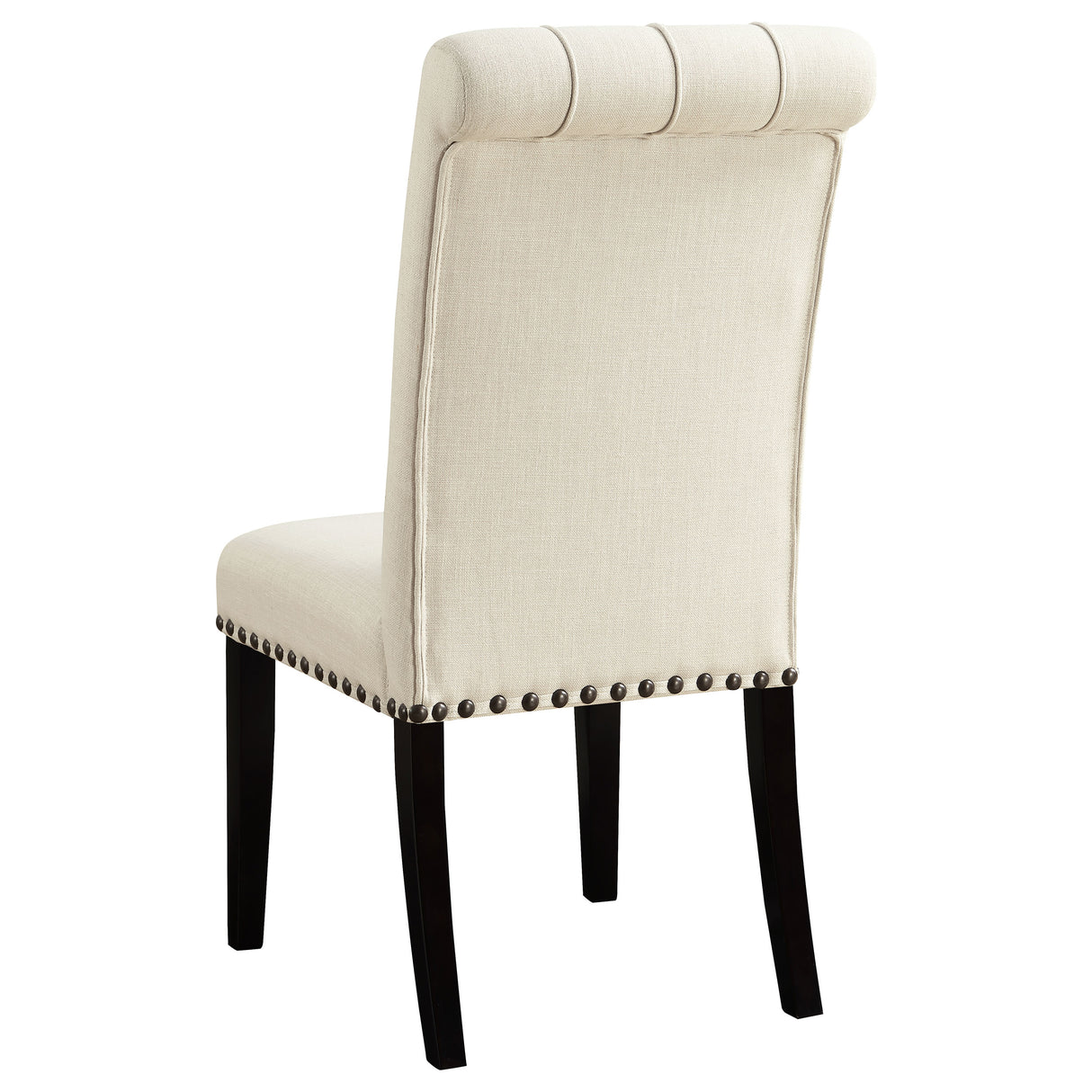 Alana Fabric Upholstered Dining Side Chair Beige (Set of 2) - Home Elegance USA