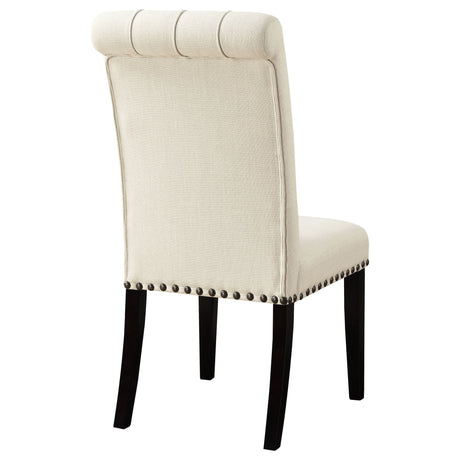 Alana Tufted Back Upholstered Side Chairs Beige (Set of 2) | Coaster - 190162 - Home Elegance USA - 8