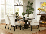 Alana Fabric Upholstered Dining Side Chair Beige (Set of 2) - Home Elegance USA