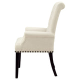 Alana Tufted Back Upholstered Arm Chair Beige | Coaster - 190163 - Home Elegance USA - 5