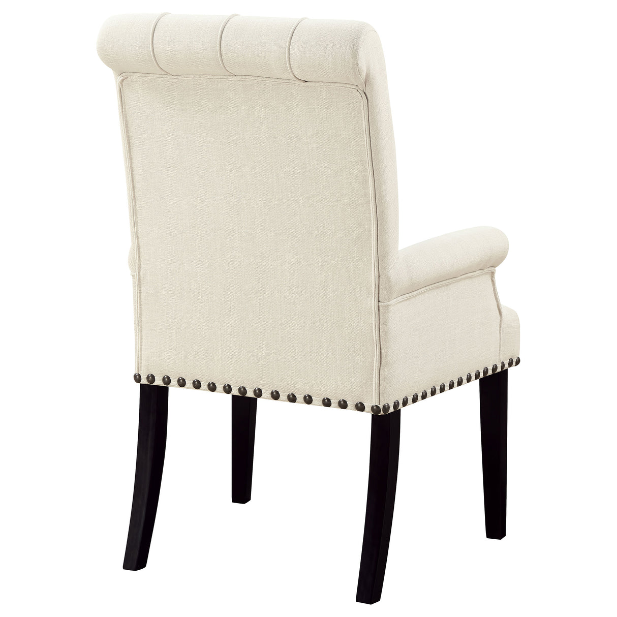 Alana Fabric Upholstered Dining Arm Chair Beige - Home Elegance USA