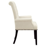 Alana Tufted Back Upholstered Arm Chair Beige | Coaster - 190163 - Home Elegance USA - 8