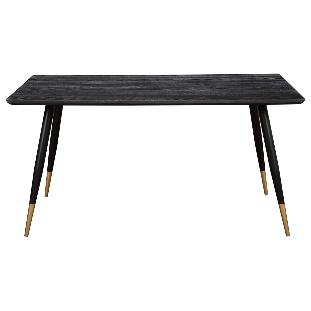 Dining Table - Zetta Rectangular Dining Table Black and Gold