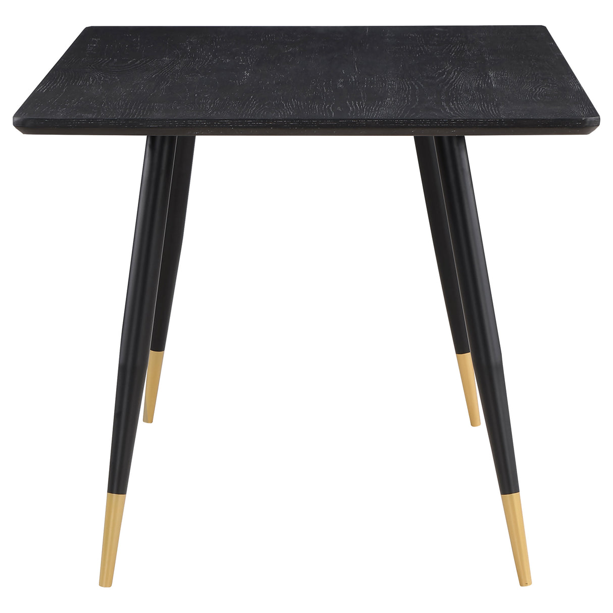 Dining Table - Zetta Rectangular Dining Table Black and Gold