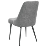 Alan Upholstered Dining Chairs Grey (Set of 2) | Coaster | Home Elegance USA