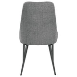 Alan Upholstered Dining Chairs Grey (Set of 2) | Coaster | Home Elegance USA