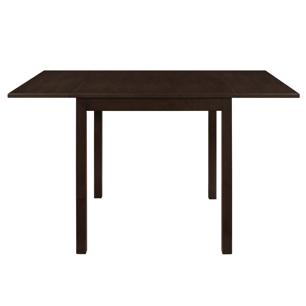 Dining Table - Kelso Rectangular Dining Table with Drop Leaf Cappuccino