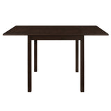 Dining Table - Kelso Rectangular Dining Table with Drop Leaf Cappuccino