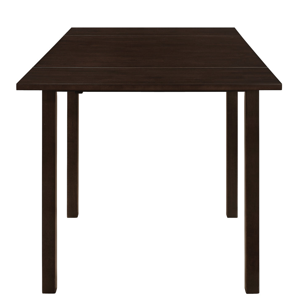 Dining Table - Kelso Rectangular Dining Table with Drop Leaf Cappuccino