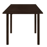 Dining Table - Kelso Rectangular Dining Table with Drop Leaf Cappuccino