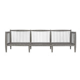 Borneo Outdoor Sofa Dove - Light Gray by Uttermost - View 7