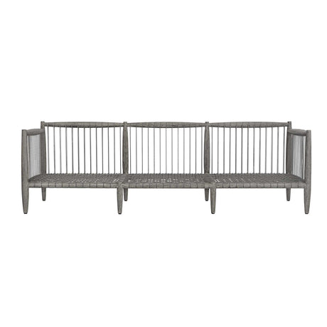 Borneo Outdoor Sofa Dove - Light Gray by Uttermost - View 7
