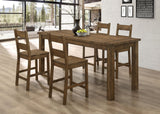 Coleman 5 - piece Counter Height Dining Set Rustic Golden Brown | Coaster | Home Elegance USA