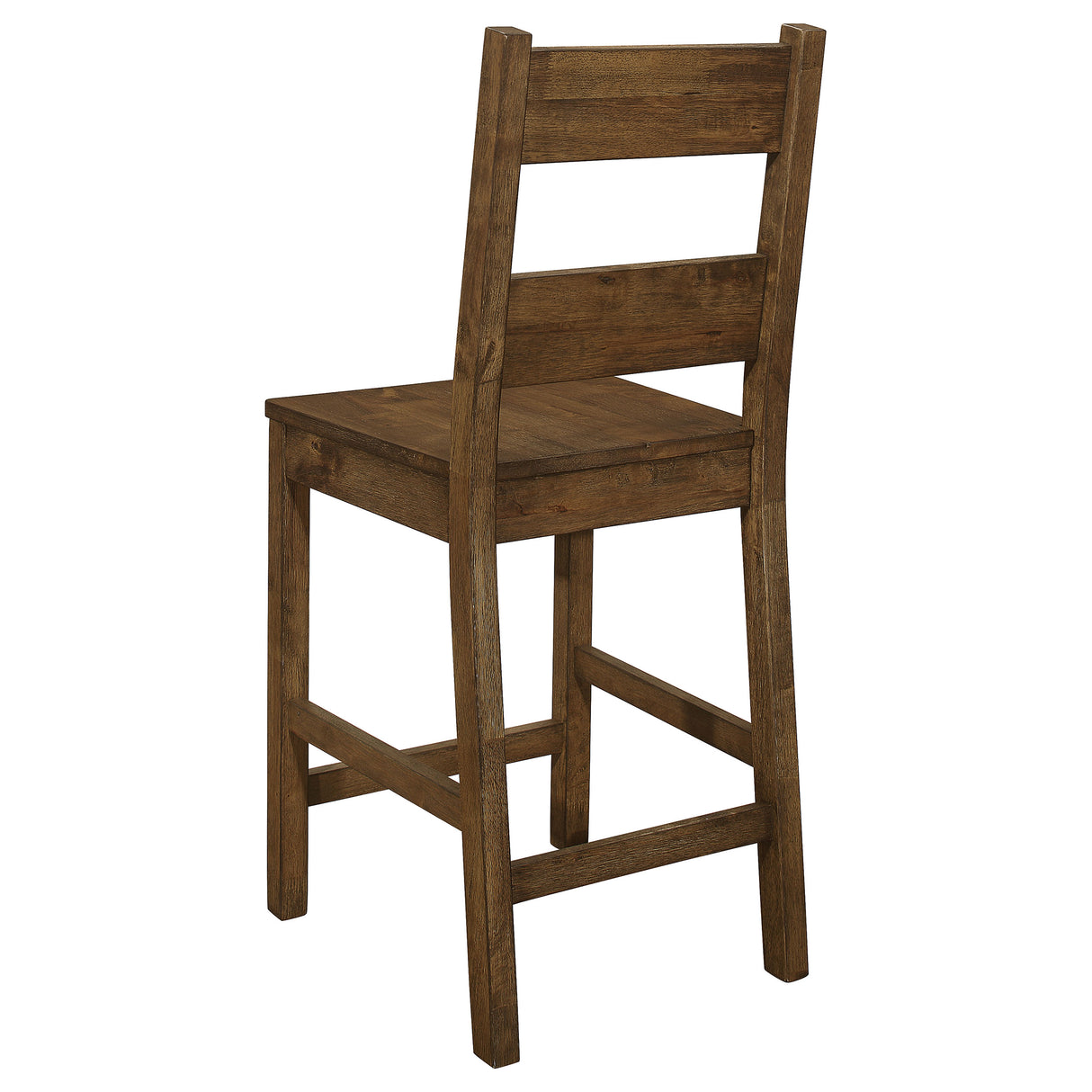 Counter Stool - Coleman Counter Height Stools Rustic Golden Brown (Set of 2)