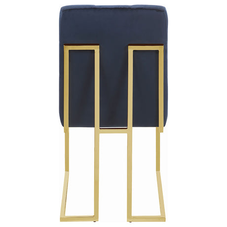 Side Chair - Cisco Tufted Back Side Chairs Ink Blue (Set of 2)