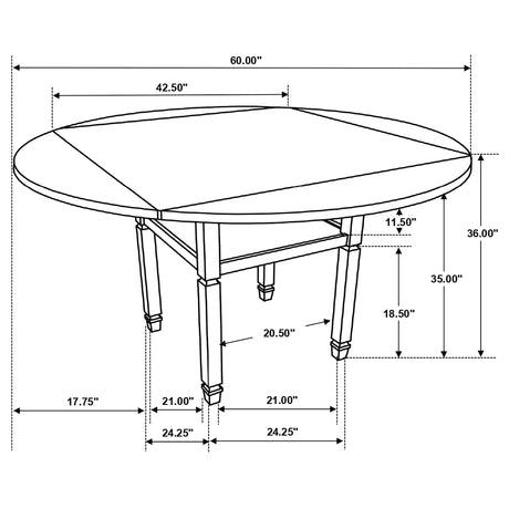 Counter Height Dining Table - Sarasota Counter Height Table with Shelf Storage Nutmeg and Rustic Cream