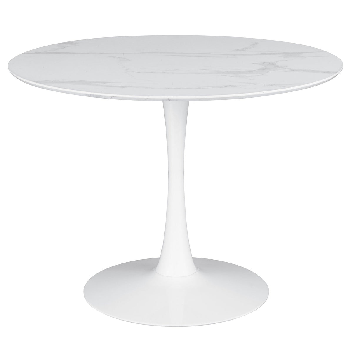 Arkell 40 - inch Round Pedestal Dining Table White | Coaster | Home Elegance USA