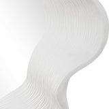 Wave Length Round Mirror White - Silver by Uttermost - View 6