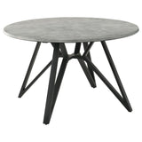 Neil 5 - piece Round Dining Set Concrete and Grey - 193801 - S5 - image - 2