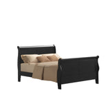 Acme - Louis Philippe III EK Bed 19497EK Black Finish