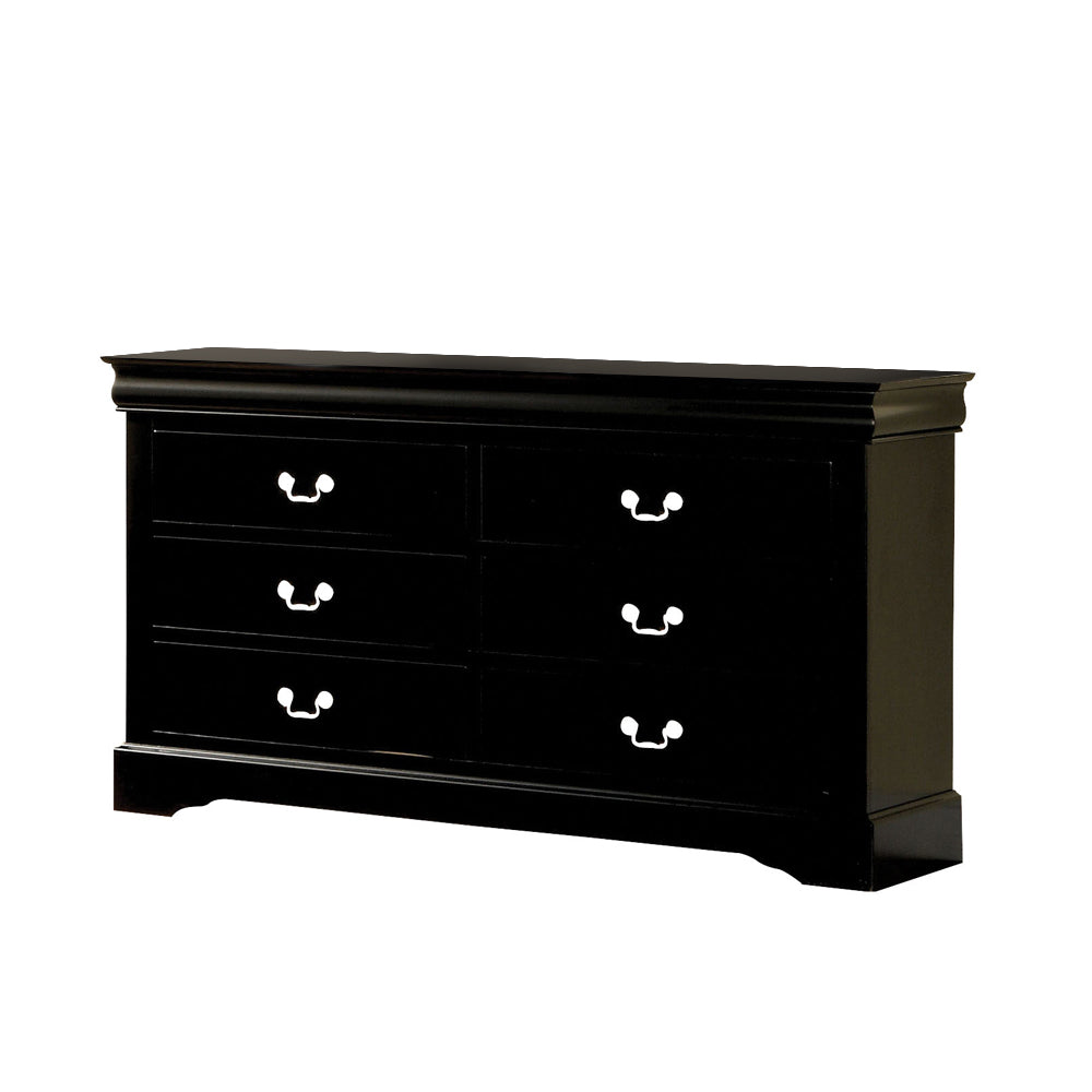 Acme - Louis Philippe III Dresser 19505 Black Finish