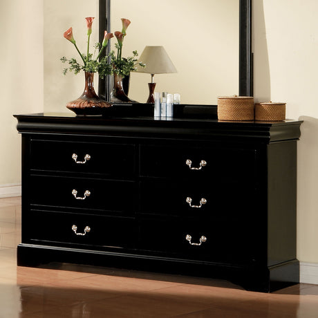 Acme - Louis Philippe III Dresser 19505 Black Finish