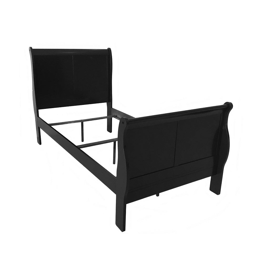 Acme - Louis Philippe III Twin Bed 19510T Black Finish