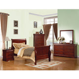 Acme - Louis Philippe III Full Bed 19528F Cherry Finish