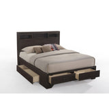 Acme - Madison II EK Bed 19557EK Espresso Finish