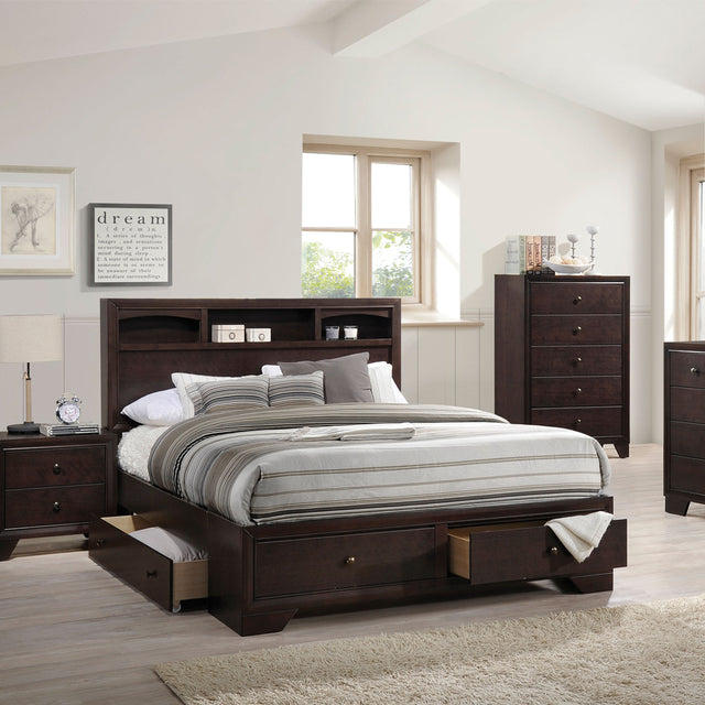 Acme - Madison II Queen Bed 19560Q Espresso Finish