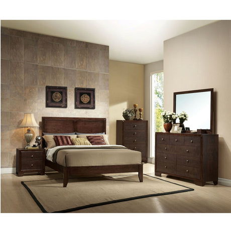 Acme - Madison CK Bed 19564CK Espresso Finish