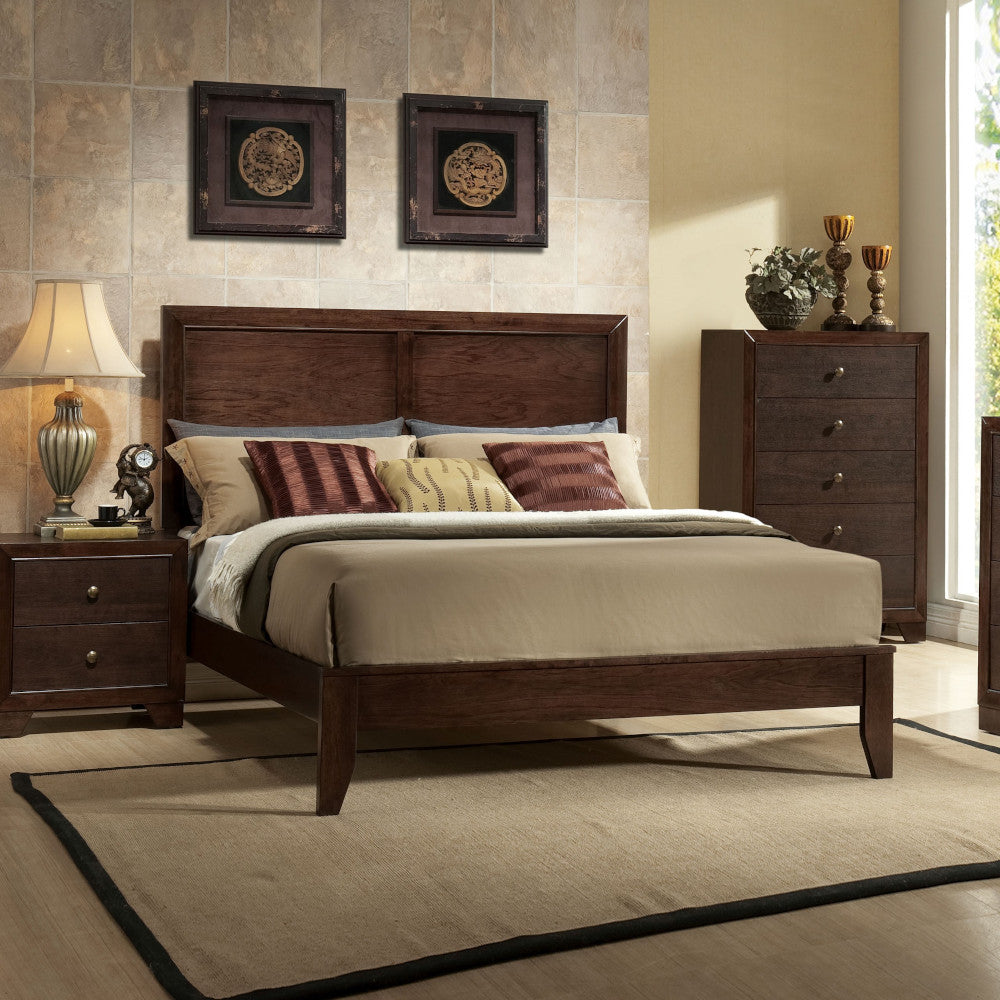 Acme - Madison EK Bed 19567EK Espresso Finish