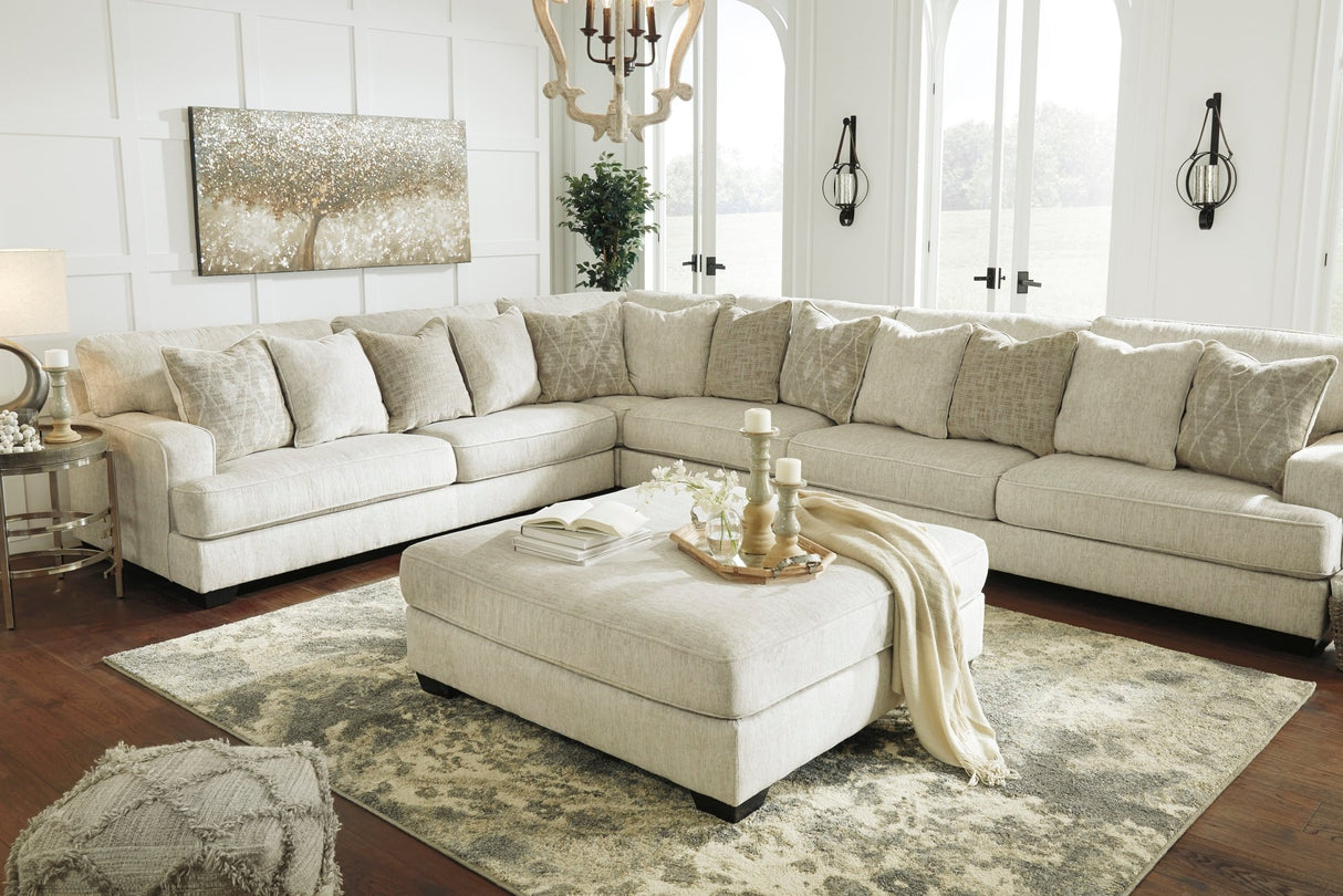 Ashley Parchment Rawcliffe 19604S2 4 - Piece Sectional - Chenille | Home Elegance USA