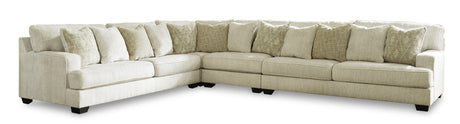 Ashley Parchment Rawcliffe 19604S2 4 - Piece Sectional - Chenille - 19604S2 - Home Elegance USA - 1