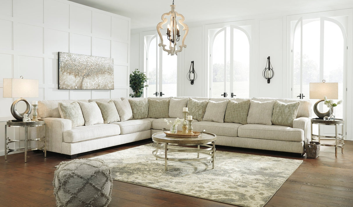 Ashley Parchment Rawcliffe 19604S2 4 - Piece Sectional - Chenille | Home Elegance USA