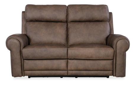 Duncan Power Loveseat With Power Headrest & Lumbar - Dark Brown by Hooker Furniture - View 8