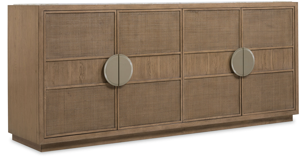 Sonnet Dining Credenza - Dark Gray / Light Brown by Hooker Furniture - View 1