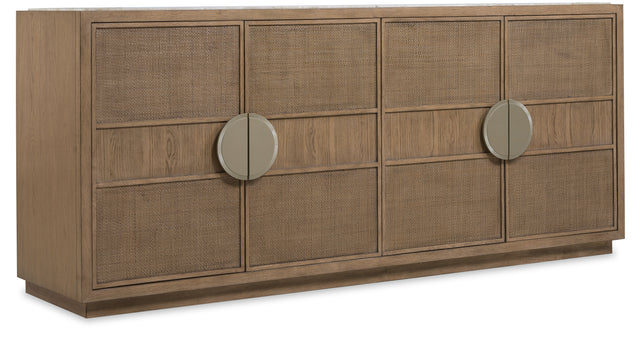 Sonnet Dining Credenza - Dark Gray / Light Brown by Hooker Furniture - View 1