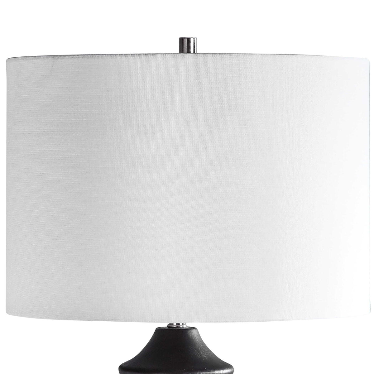 Mendocino Modern Table Lamp - Black / White by Uttermost - View 5