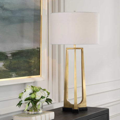 Crossroads Brass Table Lamp - Bronze by Uttermost - View 2