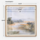River Afternoon Landscape Print - Light Brown by Uttermost - View 8