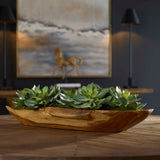 Yuma Succulent Centerpiece - Dark Brown / Green by Uttermost - View 2